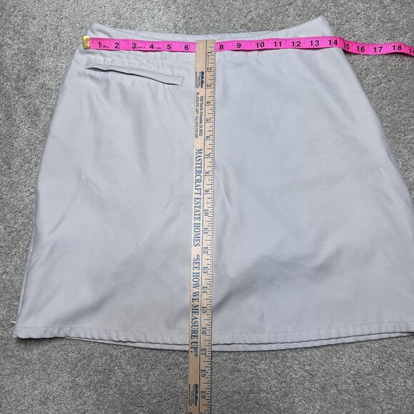Patagonia Duway Skirt Womens 6 Khaki Built In Shorts Hiking Zipper Golf Tennis - Picture 12 of 14